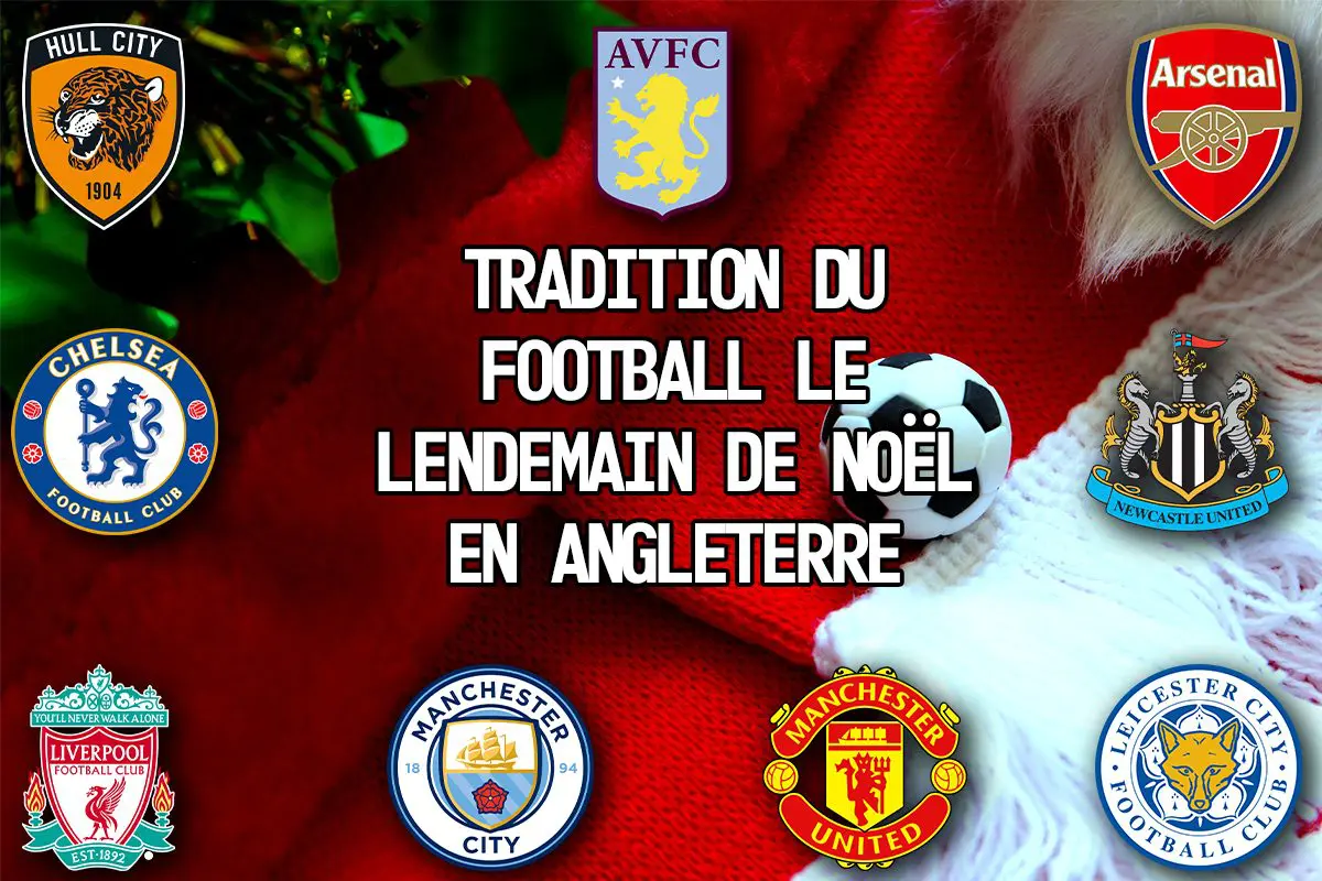 Tradition du football le lendemain de Noël en Angleterre Boxing Day