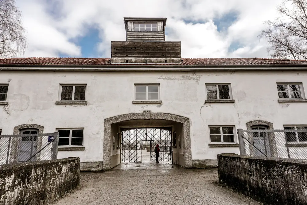 Dachau,Concentration,Camp,-,Entrance,Gates Dachau,Concentration,Camp,-,Entrance,Gates