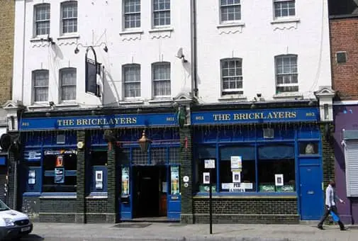 The Bricklayers pub London