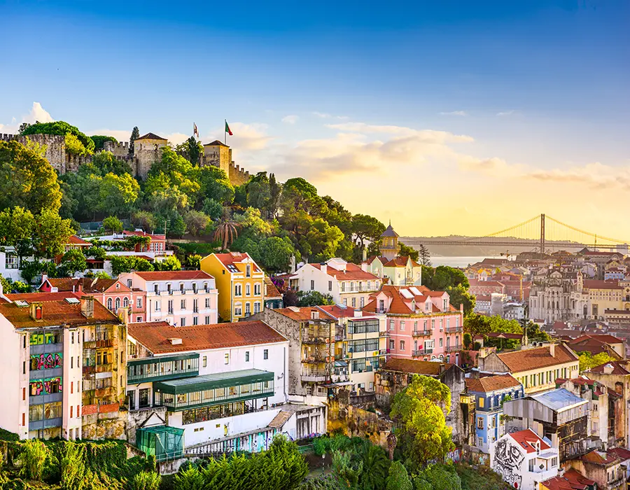 Castle of São Jorge in Lisbon Portugal