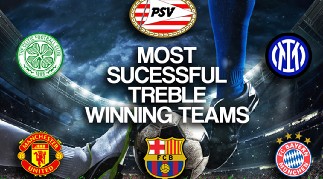 Most successful treble winning teams