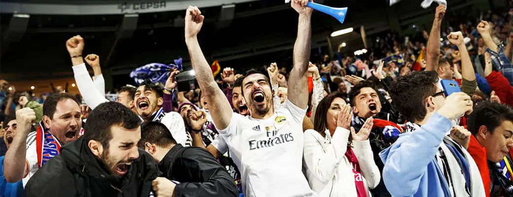 Fans Real Madrid Fodboldrejse