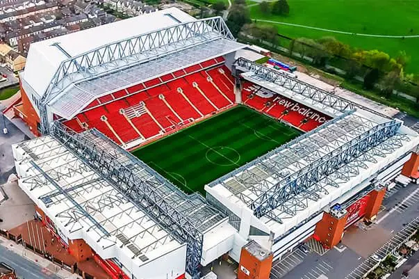 Anfield Road stadion van FC Liverpool