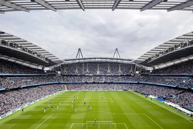 Stadion uitleg Manchester City