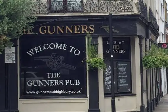 the gunners pub