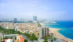 strand barcelona fotballreise