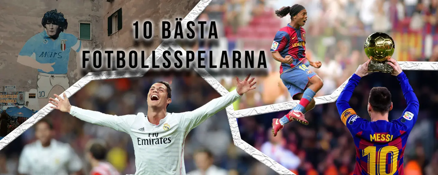De 10 bästa fotbollsspelarna genom tiderna