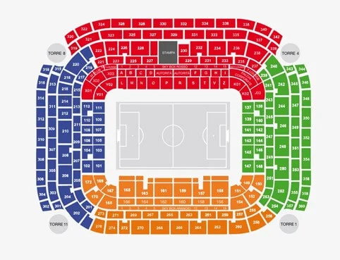 san siro stadion plattegrond