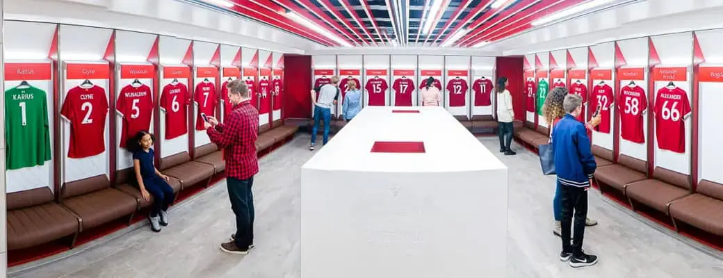 Stadiontour tijdens je voetbalreis FC Liverpool