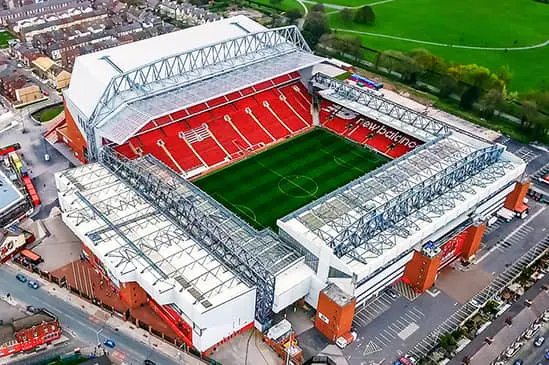 Anfield road stadion FC Liverpool