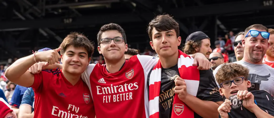 Arsenal fans voetbalreis