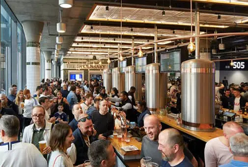 South stand bar