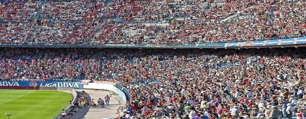 Stadiontour tijdens voetbalreis Atletico Madrid