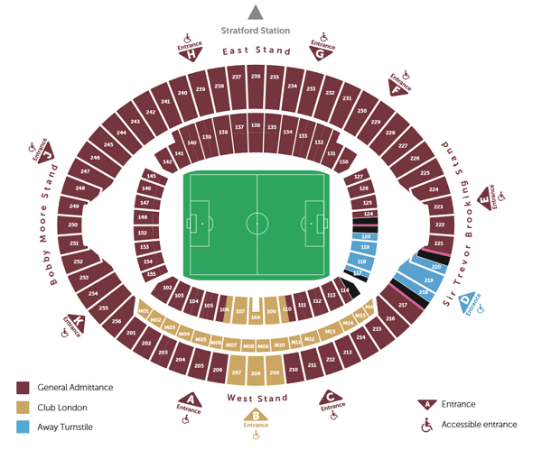 west-ham-united-stadionkartta